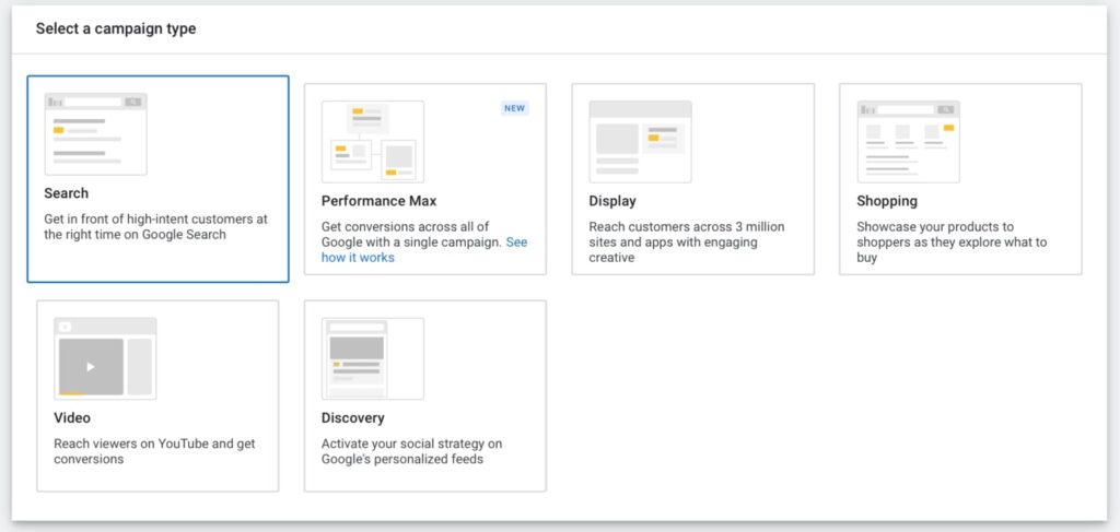 Google Ad Campaign: Search, Display, or Video?